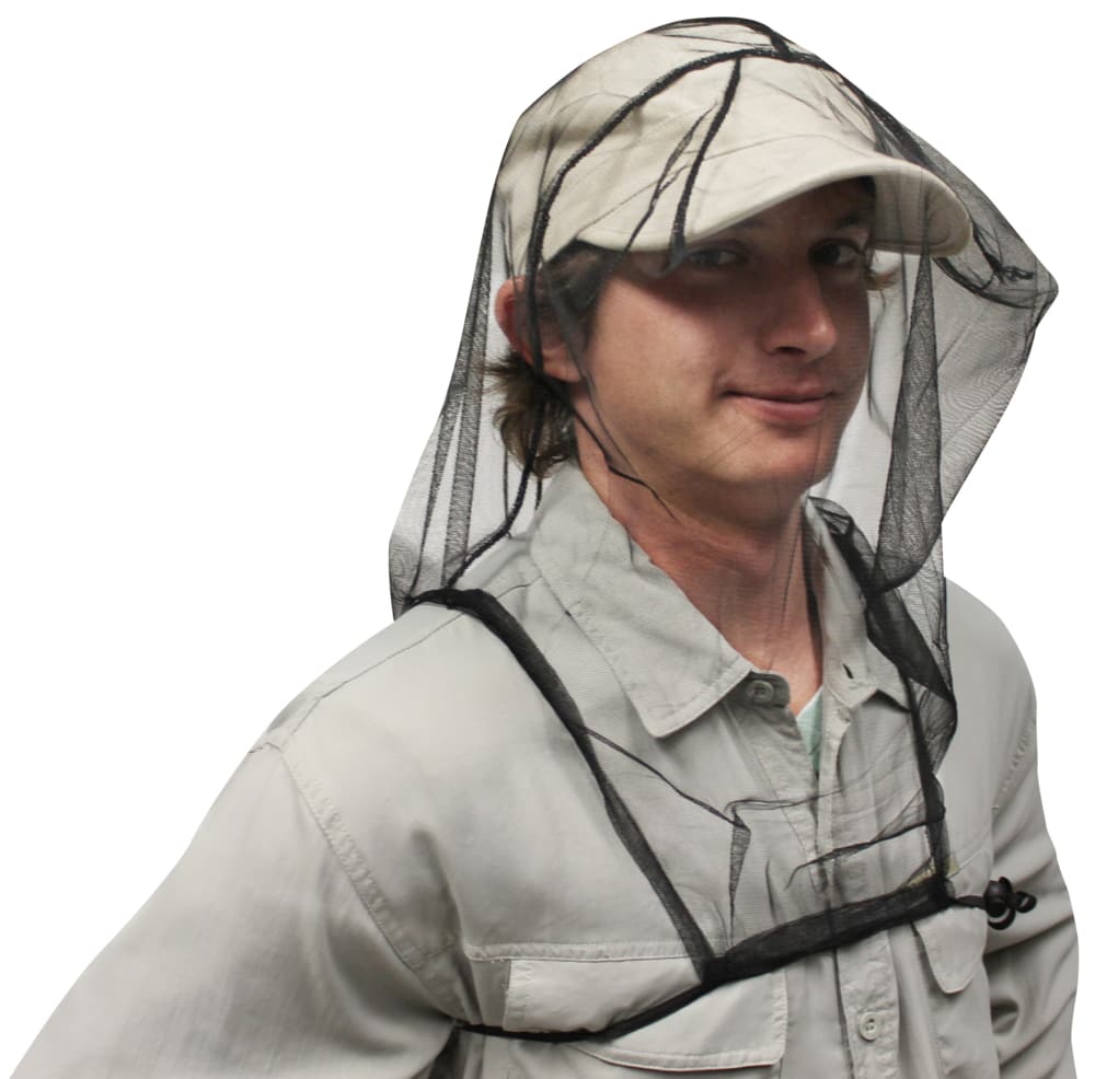 Adult Bug-Resistant Mesh Head and Neck Net for Camping/Fishing