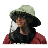 Adult Bug-Resistant Folding Pop-up Hat for Camping/Fishing/Hiking/Gardening Front_Angled_Left