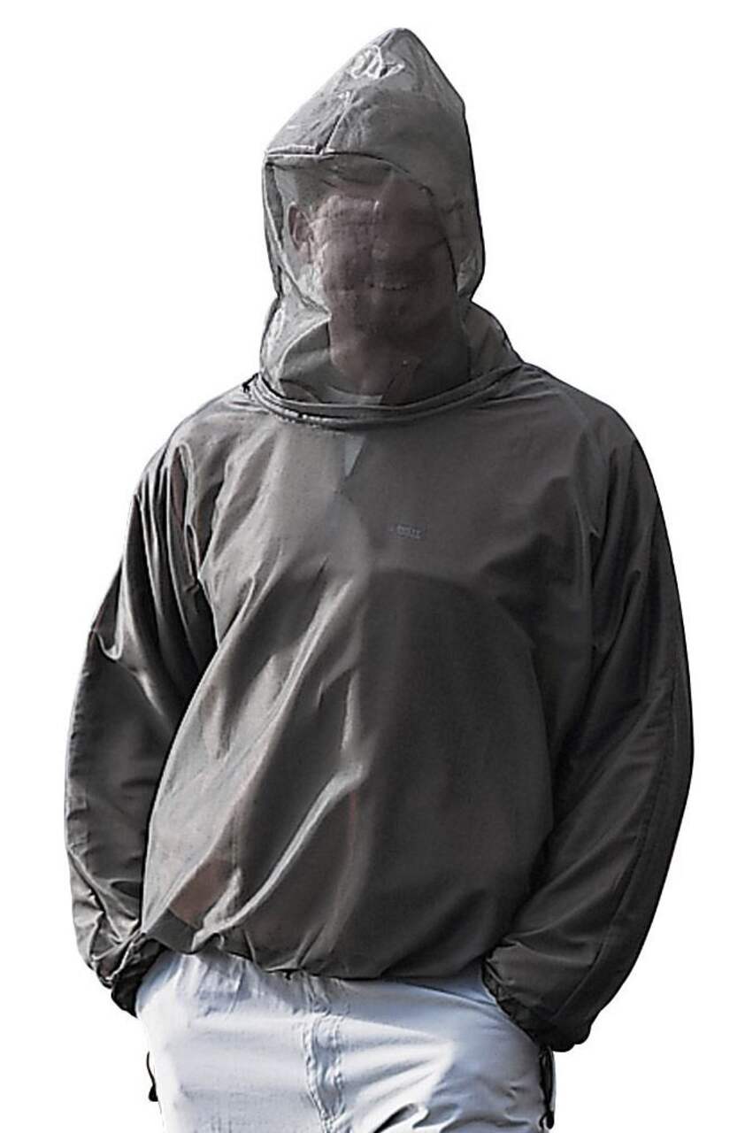 Bushline Youth Bug-Resistant Pullover Jacket with Mesh Hood for Camping/ Fishing/Hiking
