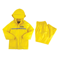 Wetskins Youth Fresh Water Waterproof 2-pc Rainsuit Incl. Jacket and Pants, Yellow