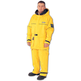 Imperméable Wetskins Boaters service intense comprenant manteau et salopette, jaune, adultes Front_Angled_Left