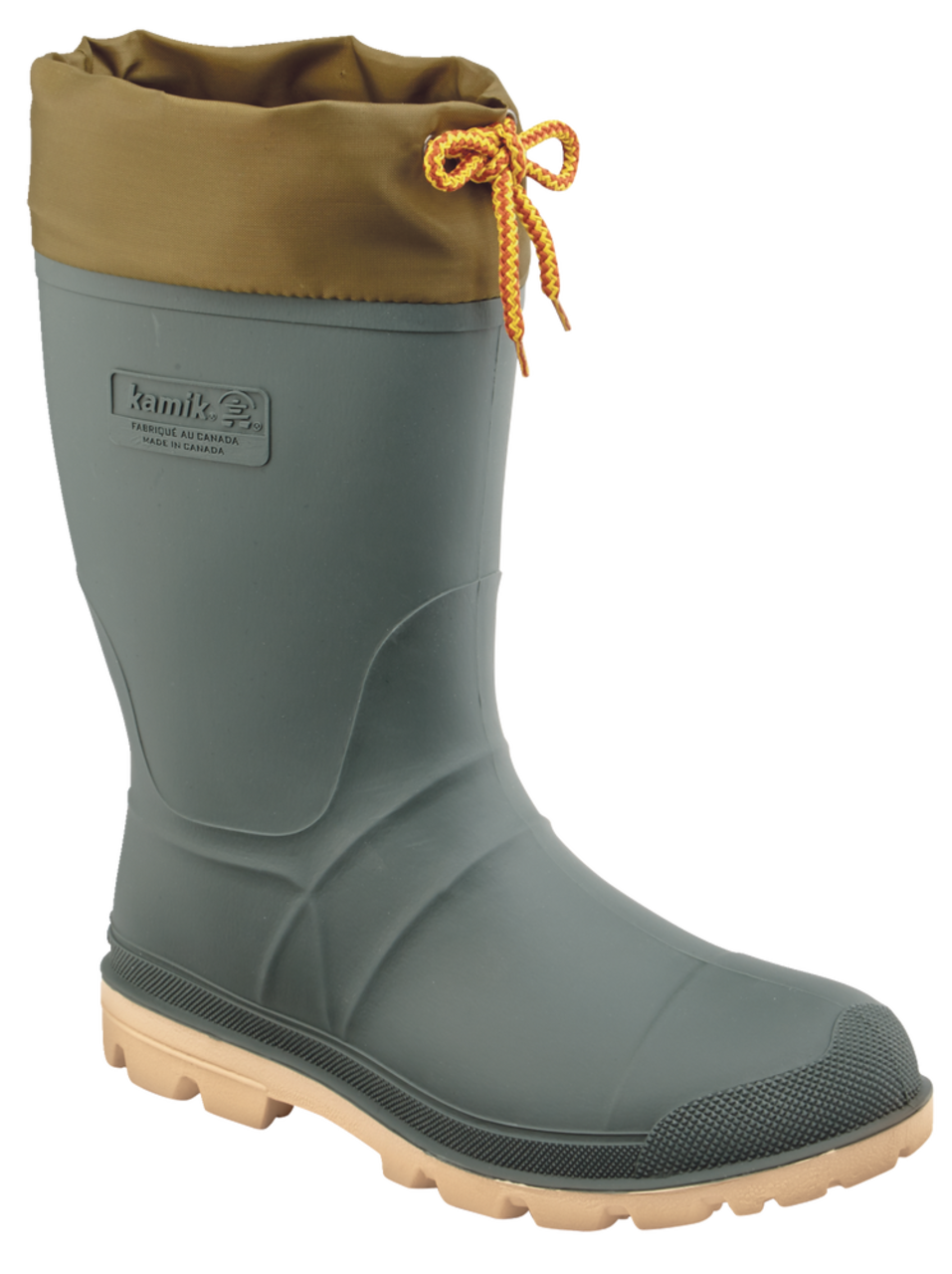 Kamik Kids Ramrod Canadian made Waterproof Winter Boots with Liners Green Canadian Tire
