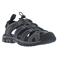 Outbound Men's Shore Closed-Toe Hiking Sandals, Black