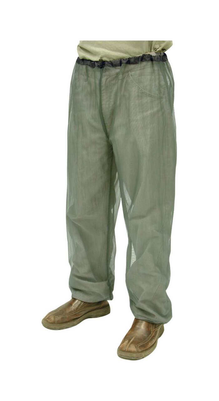 Bushline Adult Fine Mesh Bug-Resistant Pants with Bag, for Hiking/Camping /Fishing/Hiking