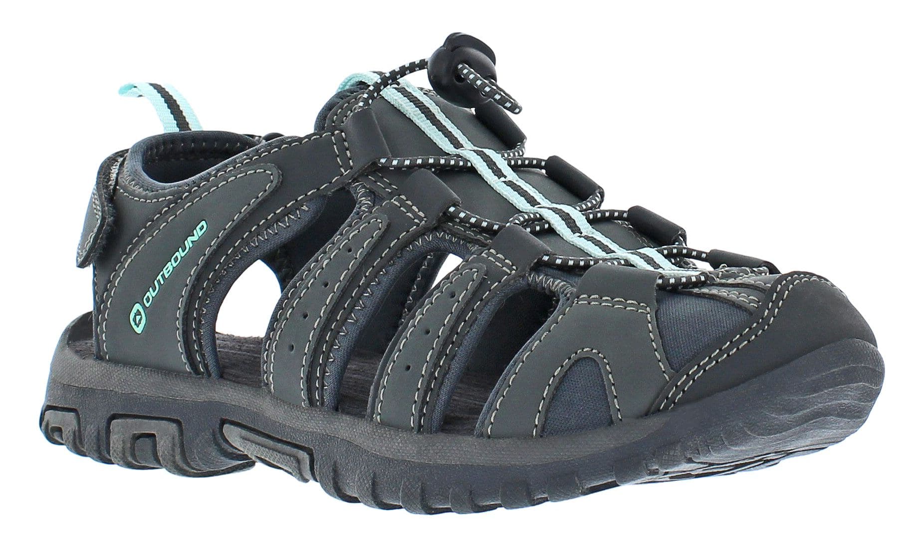 Outbound Women s Shore Closed Toe Hiking Shoes Sandals with Durable Outsole Grey