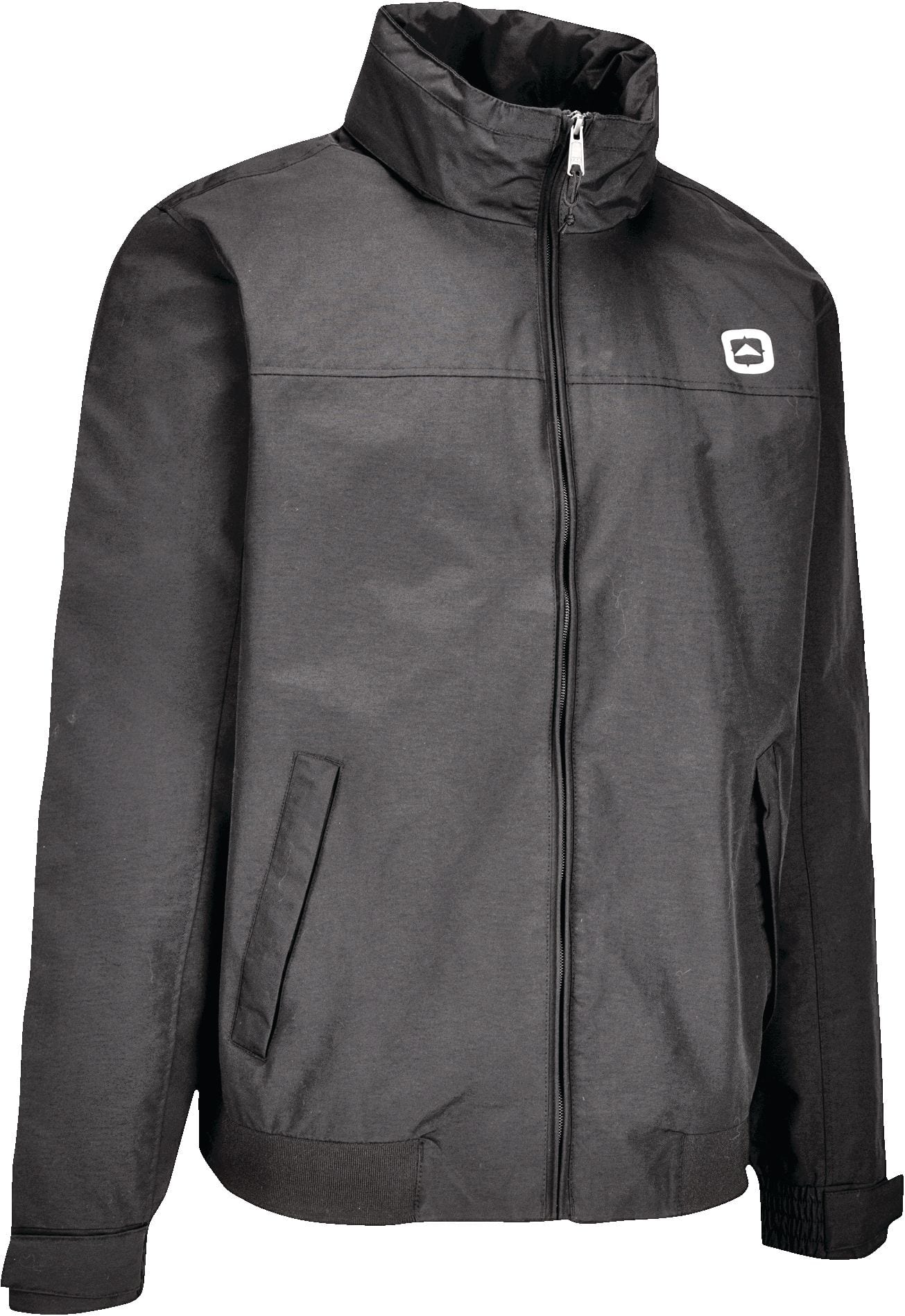 Outbound Men's Larry Nylon Jacket with Water-Repellent, Breathable Shell,  Black