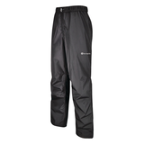Outbound Men's Bistcho Pants with Water-Repellent Coating and Elastic Waistband, Black Front_Angled_Left