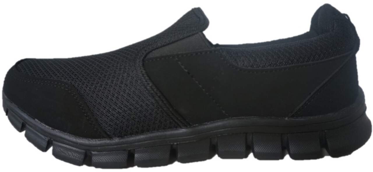 Outbound Men's Athleisure Lightweight Casual Slip-on Shoes with Memory Foam,  Black