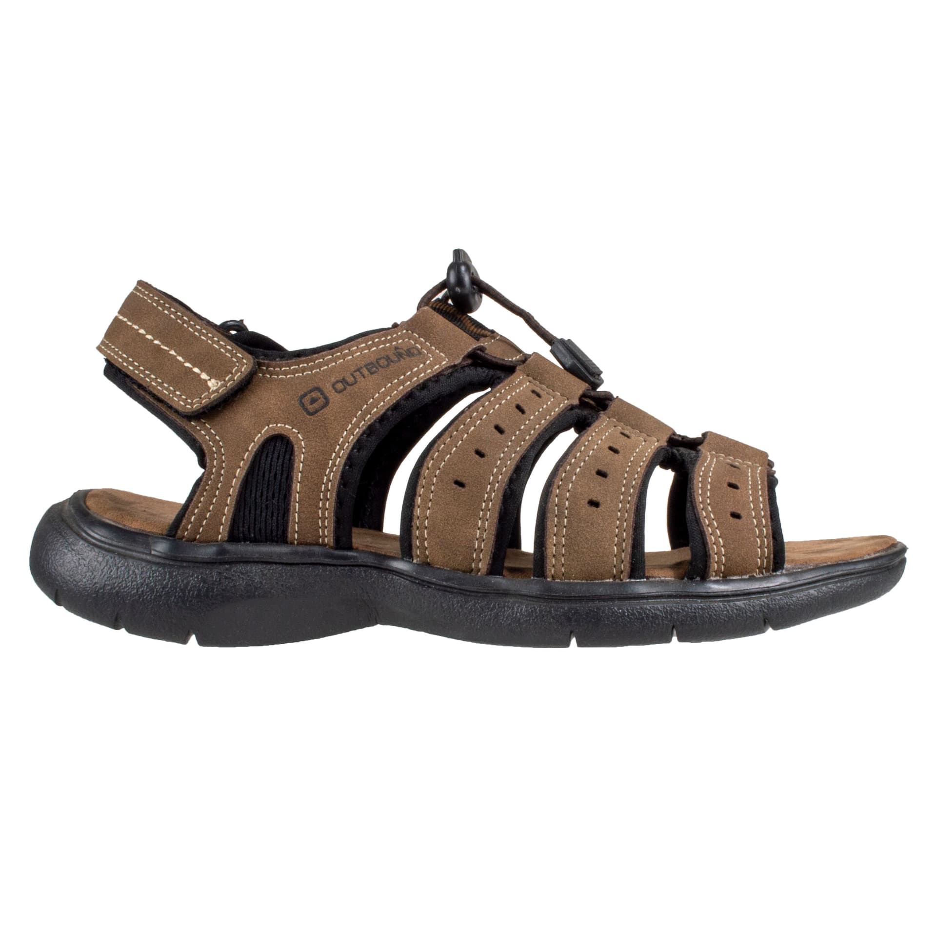 Outbound Men's Bungee Sandals with Velcro® Closure Straps, Durable