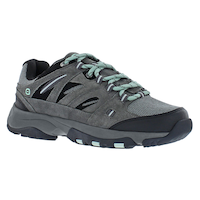 Outbound Women's Trail Low-Cut Water-Resistant Hiking Boots, Charcoal Front_Three_Fourths_Angled_Right