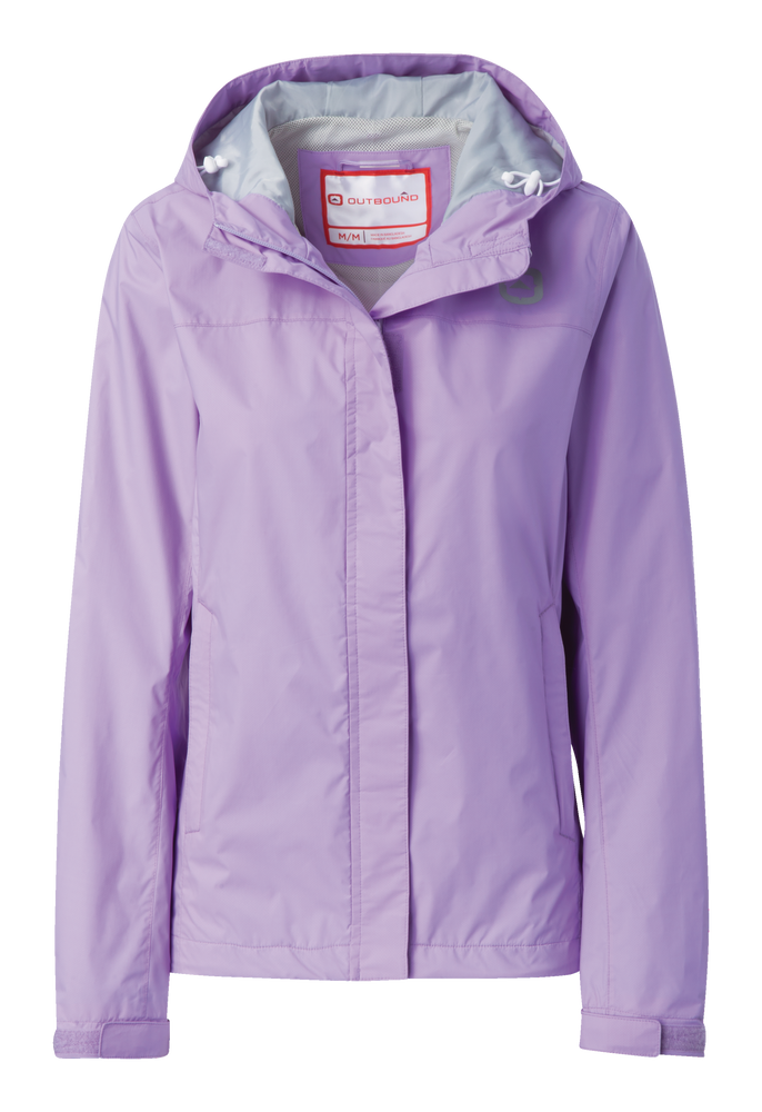 Outbound Women's Rae WaterResistant Rain Jacket with Adjustable Hood