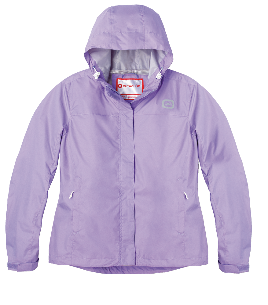 Outbound Women's Rae WaterResistant Rain Jacket with Adjustable Hood