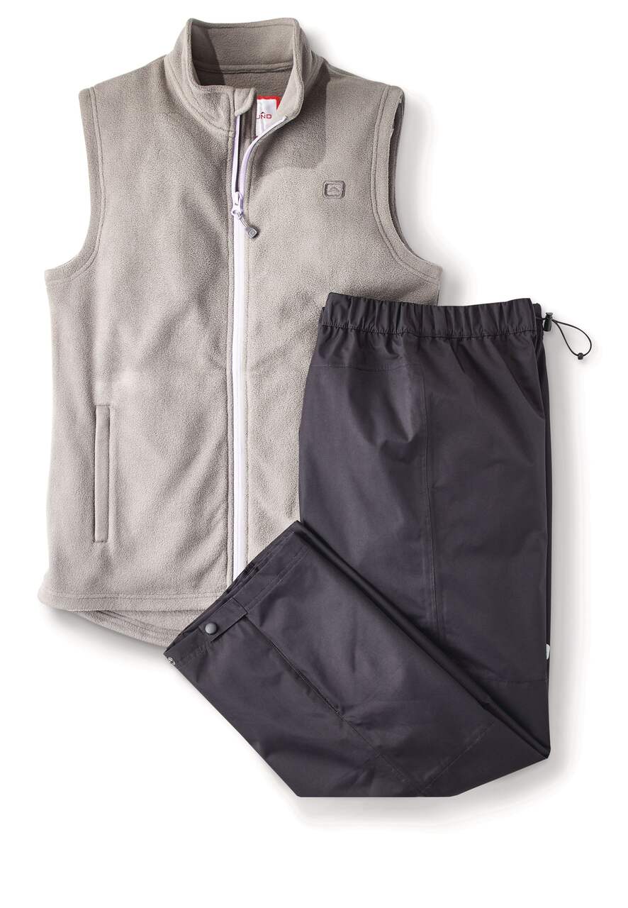 Pantalon de travail avec genouillère, imperméable, gris femme - LMA