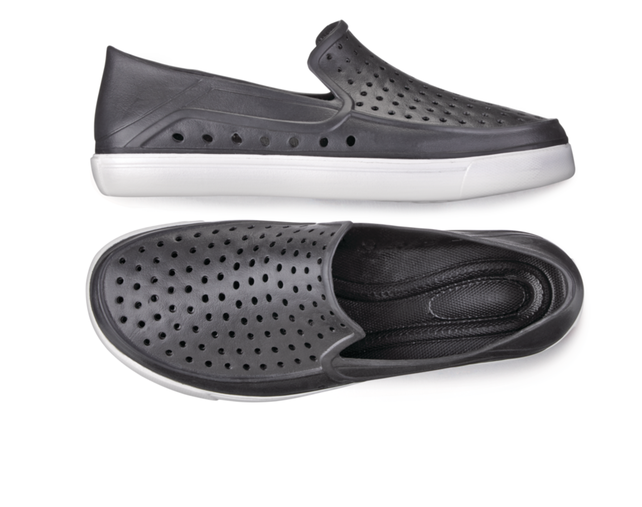 Outbound Men's Athleisure Lightweight Casual Slip-on Shoes with Memory  Foam, Black