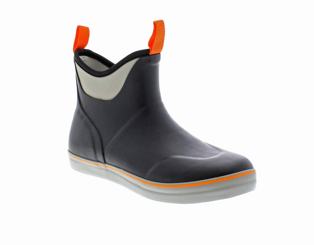 XTRATUF Women's Waterproof Leather Ankle Deck Fishing Boots Gray Size 8 