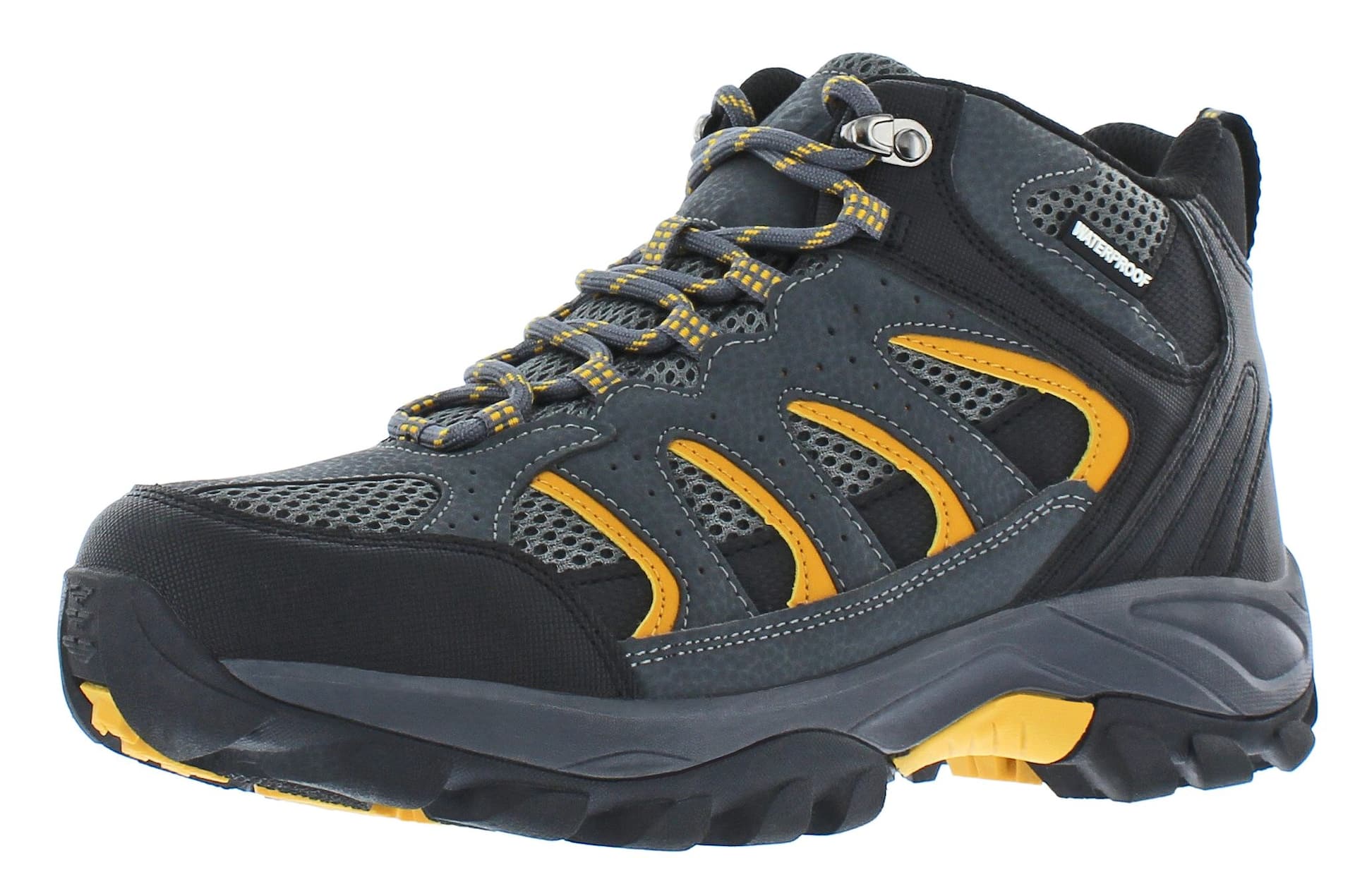 Outbound Men s Granite Peak Mid Cut Waterproof Hiking Boots Charcoal Canadian Tire