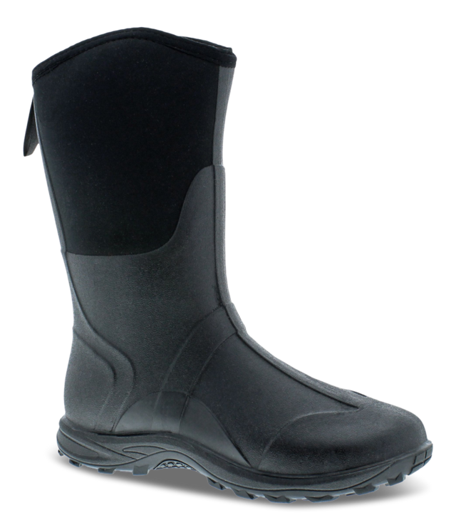 Outbound Men's Beck Waterpoof Rubber Rain Boots with Durable Lug Outsole, Black Canadian Tire