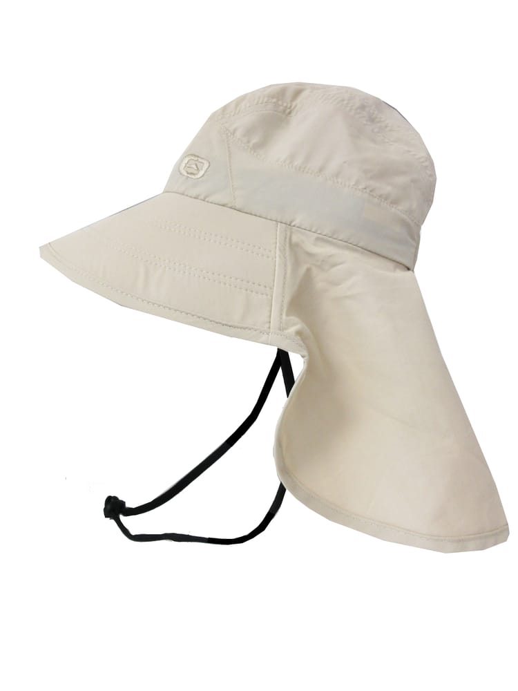 Outbound UPF Wide-Brim Sun Hat with Adjustable Chin Strap, Sand
