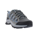 Outbound Pace Women's Low-Cut Criss-Cross Laced Hiking Shoes, Blue/Grey Front_Three_Fourths_Angled_Right