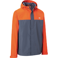 Outbound Men's Okta Water-Resistant Rain Jacket with Critically Taped Seams Front_Three_Fourths_Angled_Right