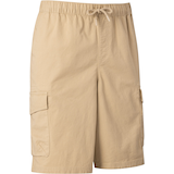 Outbound Men's Cargo Shorts with Large Pockets, Tan Front_Three_Fourths_Angled_Right