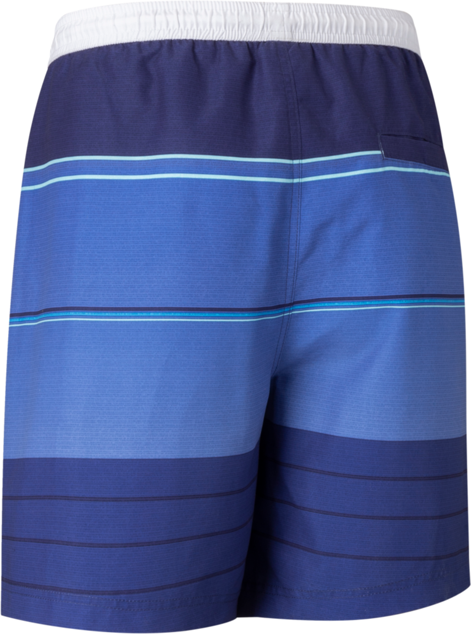 Outbound Men's Striped Swim Shorts with 7-in Inseam