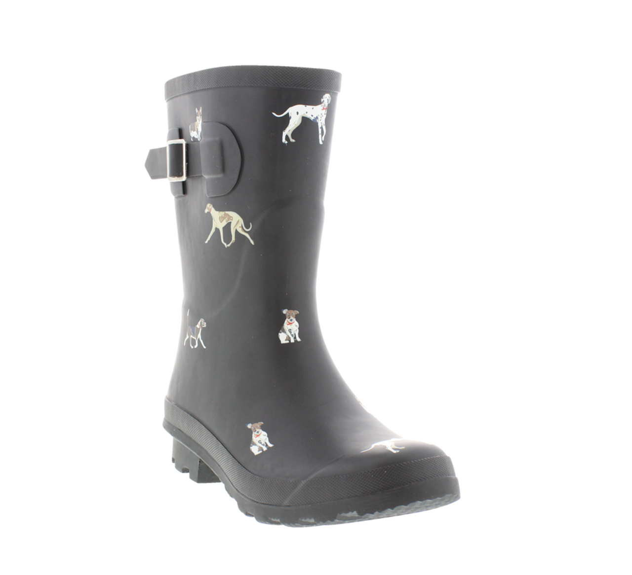 Outbound Women s Waterproof Dog Print Rubber Boots with Removable