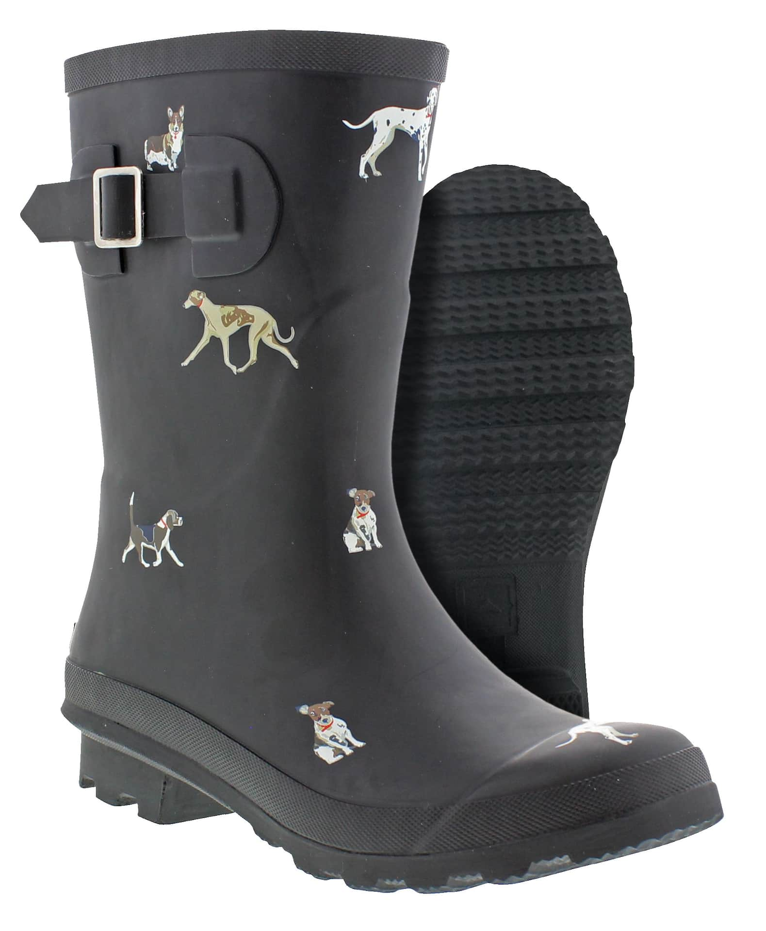 Womens rain store boots dog print