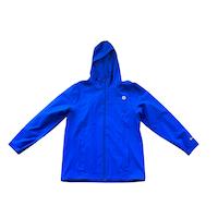 Outbound Rain Jacket With Hood, Men, Blue Front_Flat