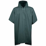 Poncho imperméable en PEVA Huntworth, hommes, vert, taille unique Front_Flat