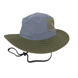 Outbound Wide Brim Sun Hat with Mesh Panel, Olive, One-Size Front_Elevated