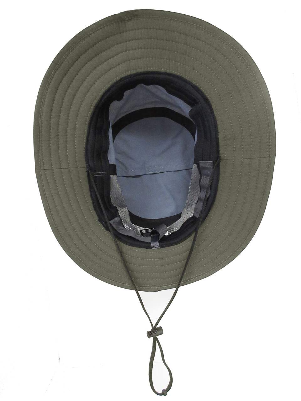 Outbound Wide Brim Sun Hat with Mesh Panel, Olive, One-Size