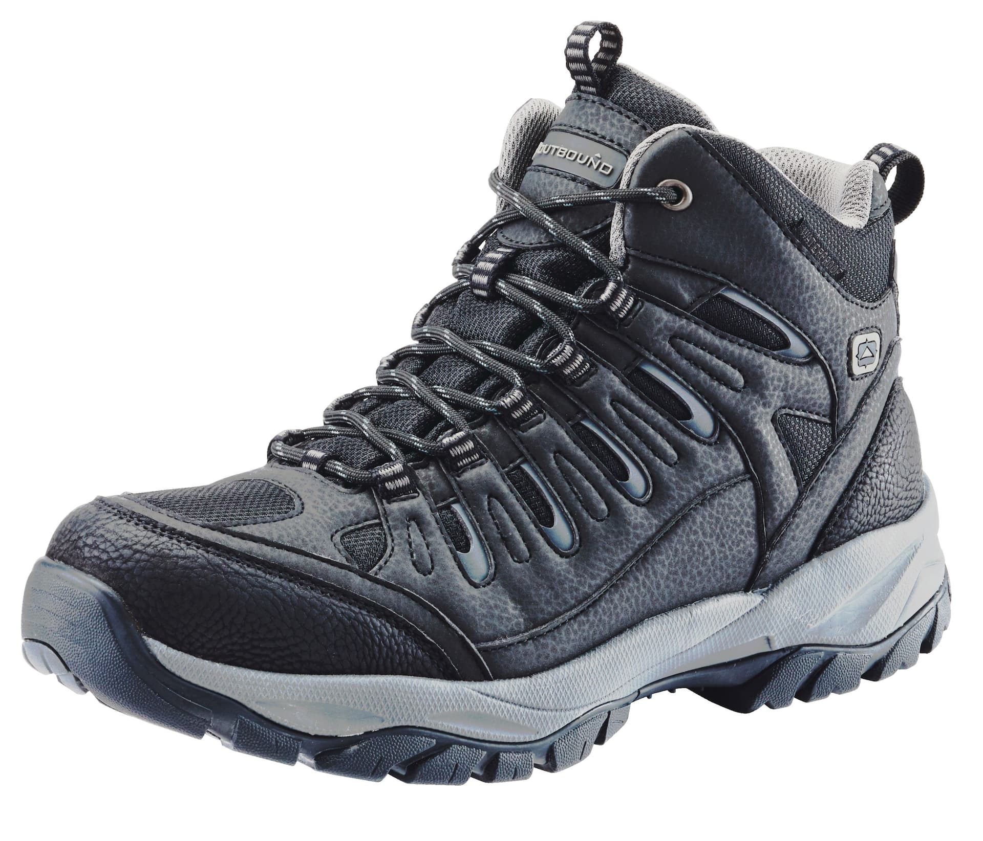 Outbound Men s Traverse Mid Cut Waterproof Breathable Hiking Boots Black Canadian Tire