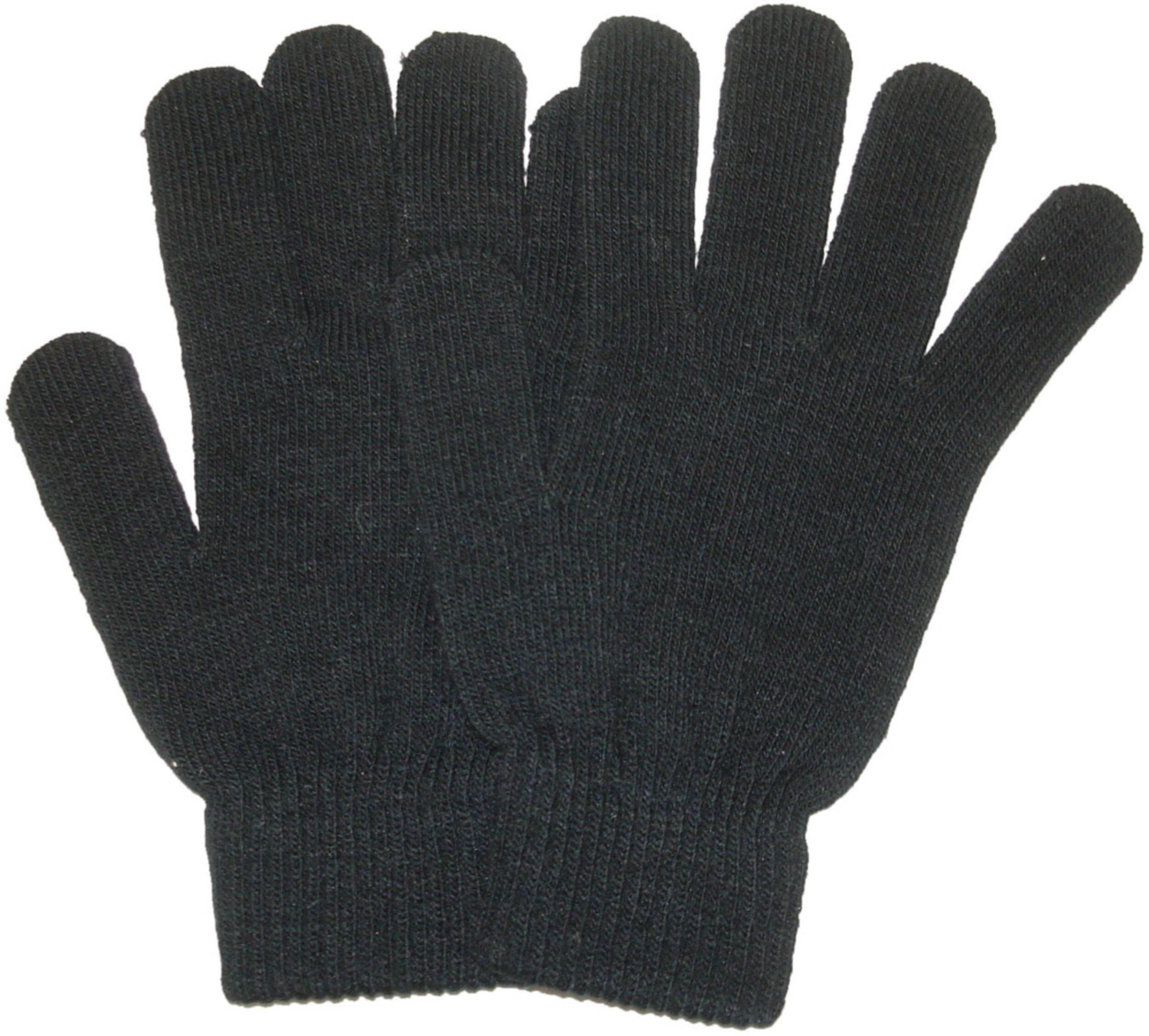Women's Magic Mini Stretch Knit Winter Outdoor Gloves/Mitten Liners Casual, Assorted Front_Flat