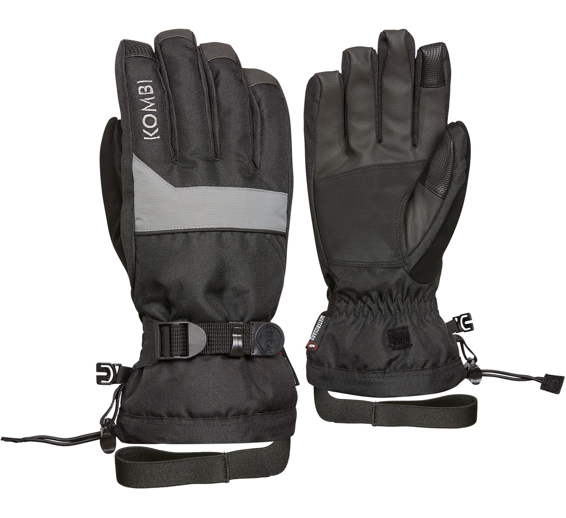 Gants de ski et motoneige d'hiver isothermes pour écran tactile  imperméables chauds Kombi pour hommes