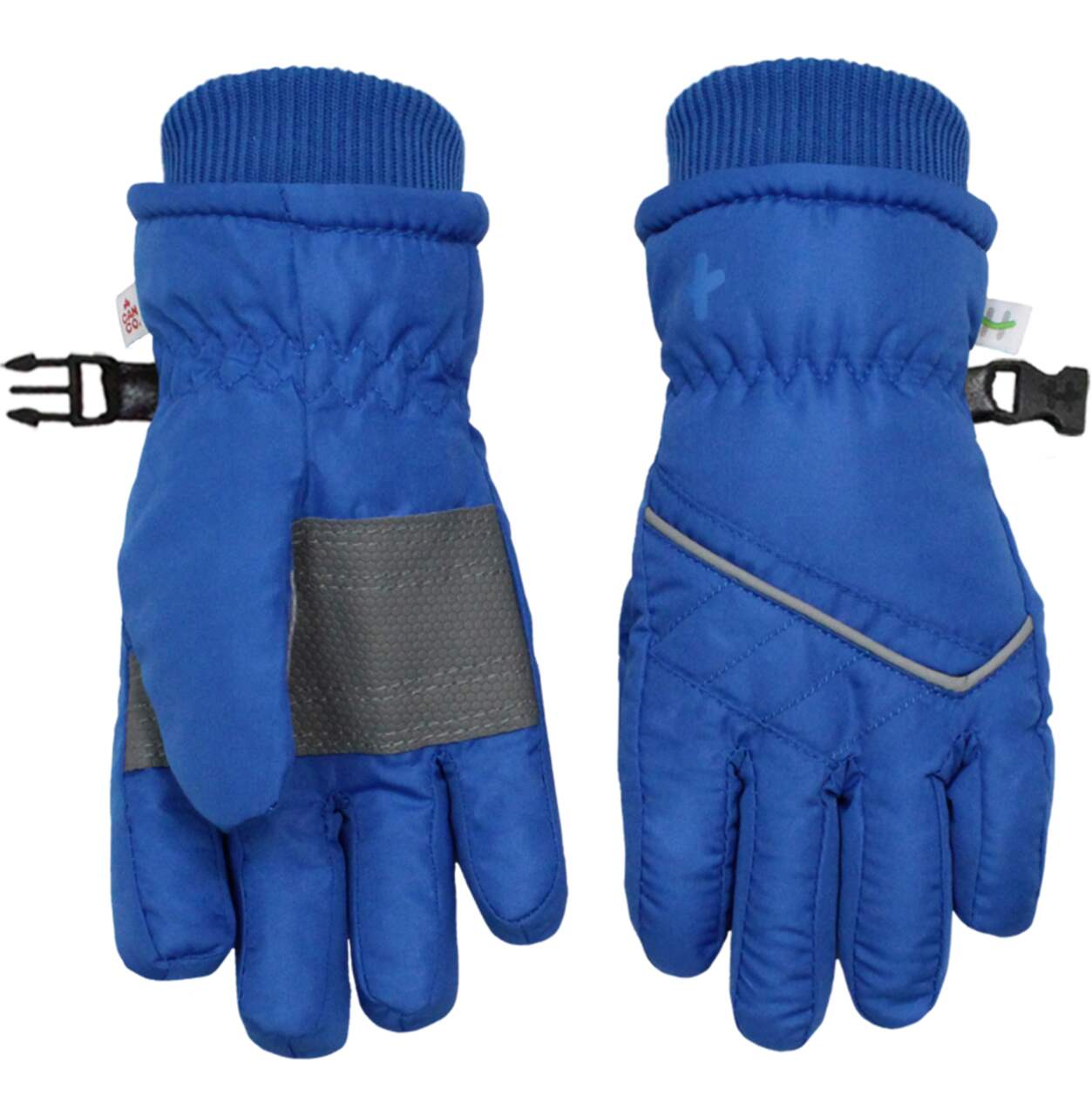 Kids Winter Warm Gloves Waterproof Snow Ski Gloves Insulated Non-slip Ski  Gloves with Wrist Strap for Children Boy Girl 24BD