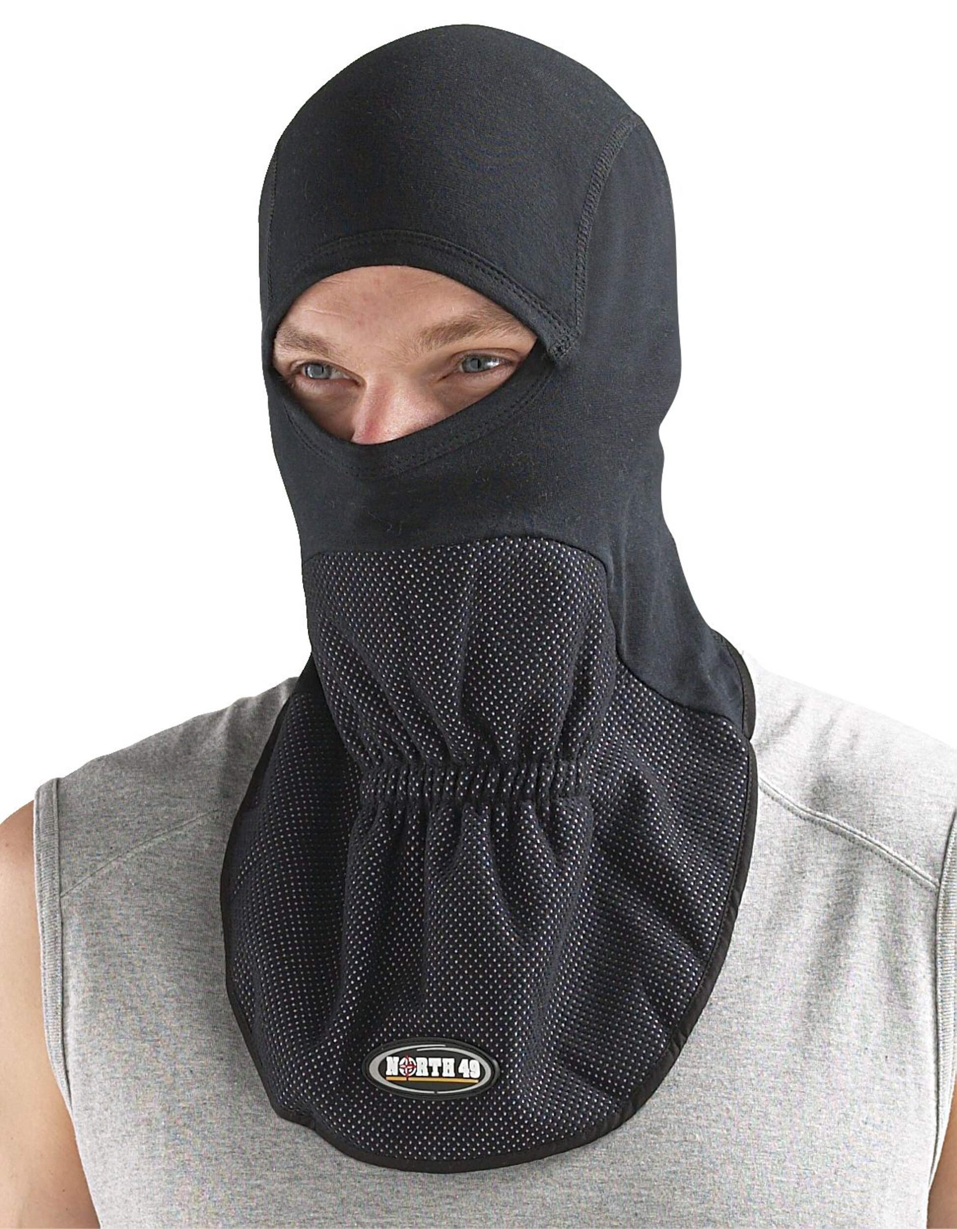 North 49 Men's Windproof Fleece Balaclava Face Mask Neck Gaiter Winter Ski/Snow Sport Front_Three_Fourths_Angled_Left