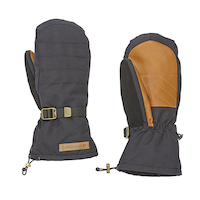 Woods Andes Down-insulated, Winter Ski, Snowboard Mitts/Mittens Waterproof, Unisex, Black Composite_or_Mixed
