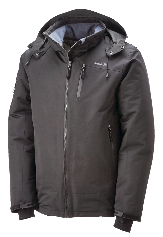 Kamik Men's Kai Waterproof Hooded Winter Ski Snow Jacket Thermal