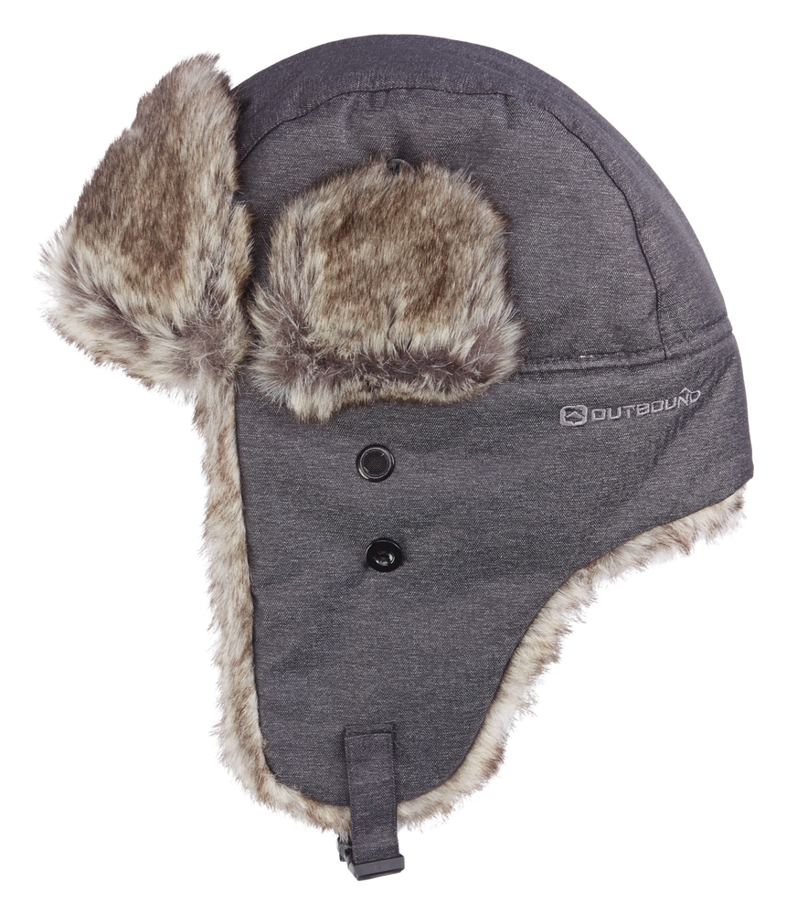 Outbound Unisex Insulated Fur Winter Aviator Trapper Ear Flaps Hat