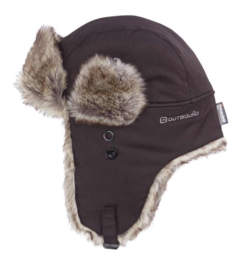 Outbound Unisex Insulated Fur Winter Aviator Trapper Ear Flaps Hat