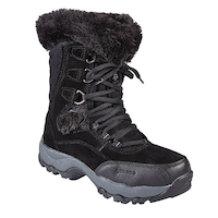 Woods Whistler Women's Boots, Black Front_Angled_Right