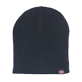 Outbound Thinsulate Double Layer Knit Toque Beanie Hat For Winter Ski/Snow Sports, Black Front_Flat