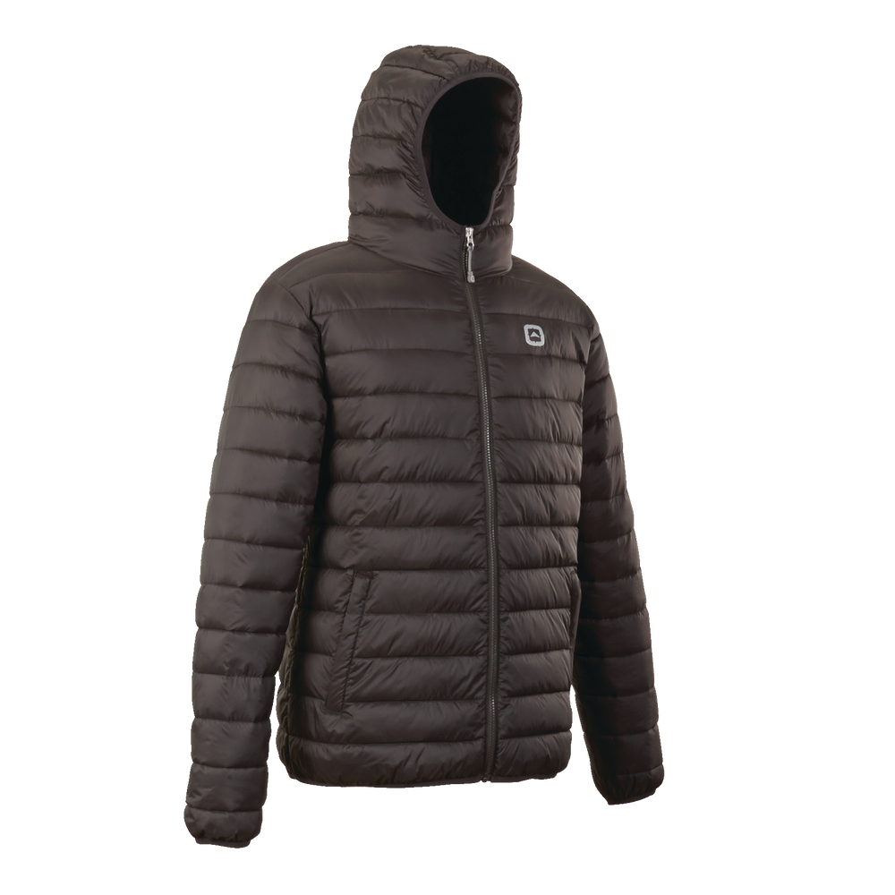 Outbound Men's Noah Packable Hooded Winter Puffer Jacket Insulated  Water-Resistant, Grey