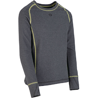 Outbound Junior Baselayer Top, Grey Front_Three_Fourths_Angled_Right