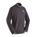 Outbound Men's Karst Thermal Fleece Full-Zip Jacket With Side Zipper Pockets, Black Front_Angled_Right