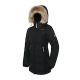 Kamik Women's Winter Parka, Hooded,  Black Front_Three_Fourths_Angled_Left