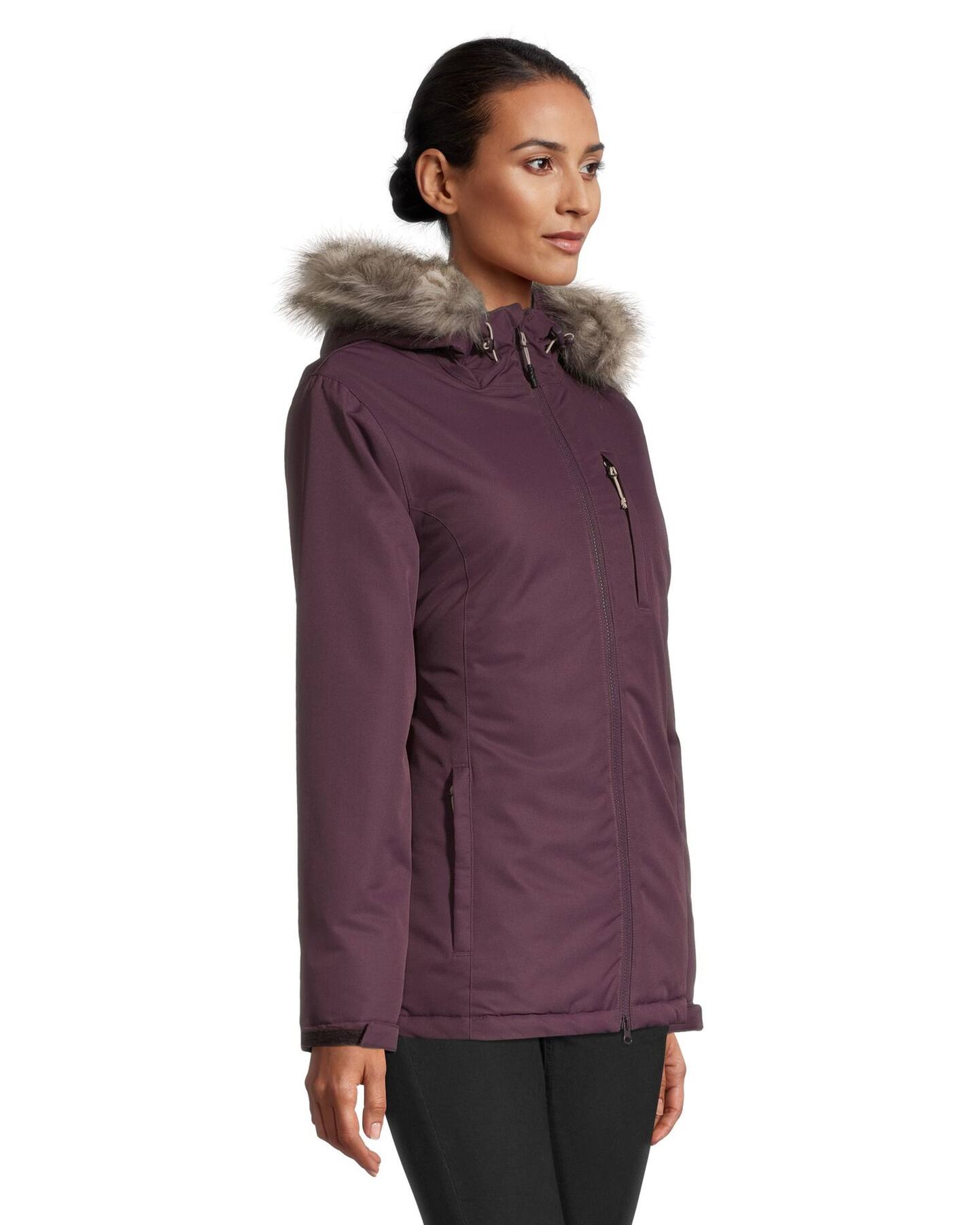 Outbound Women's Ramble Insulated Waterproof Winter Parka Jacket Faux ...