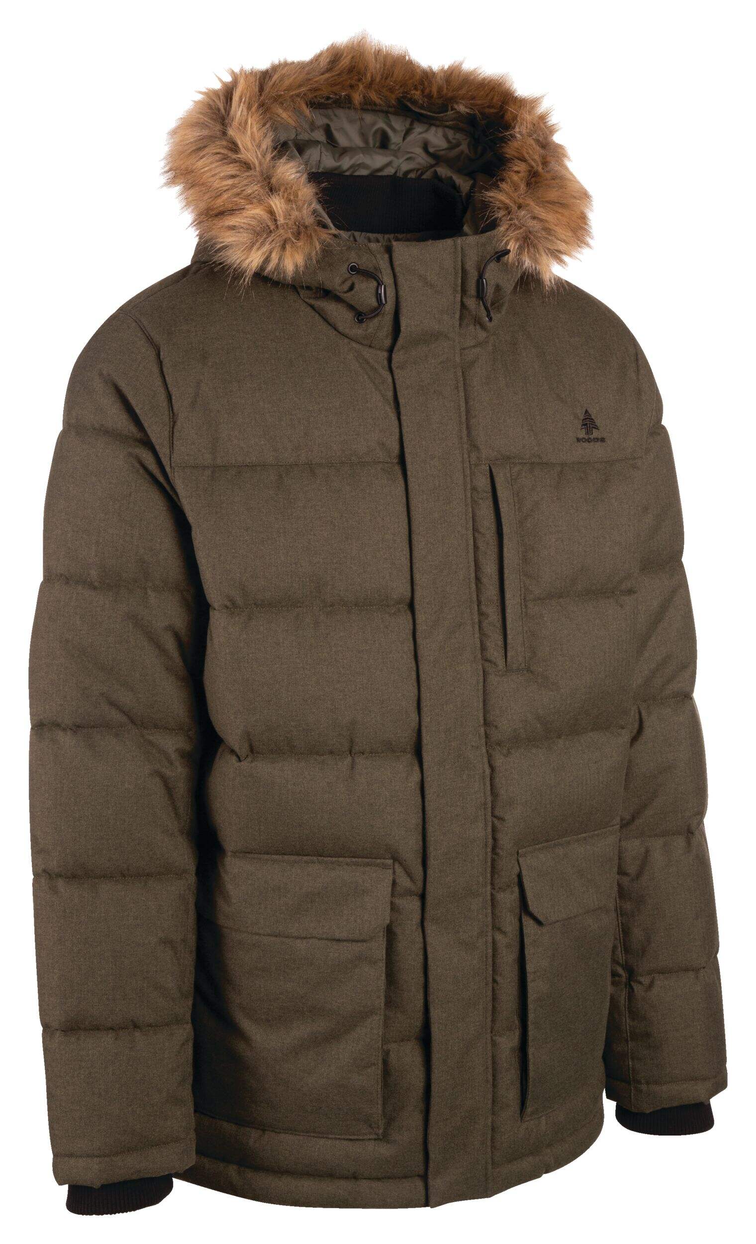 Woods Men's Kang Thermal Insulated Hooded Winter Parka Jacket Warm