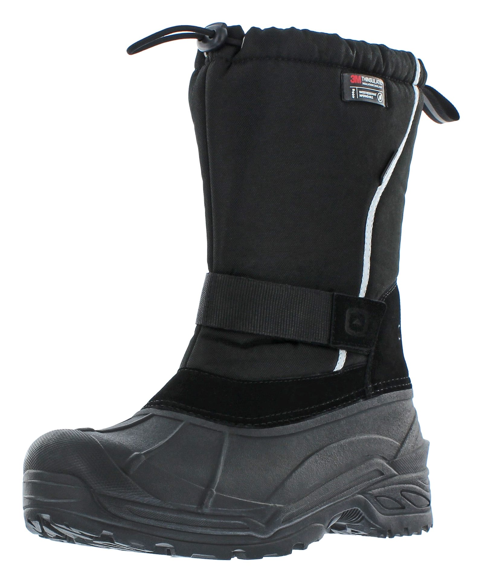 Outbound Men s Barton Thermal Insulated Nylon Rubber Winter Snow Boots Waterproof Warm